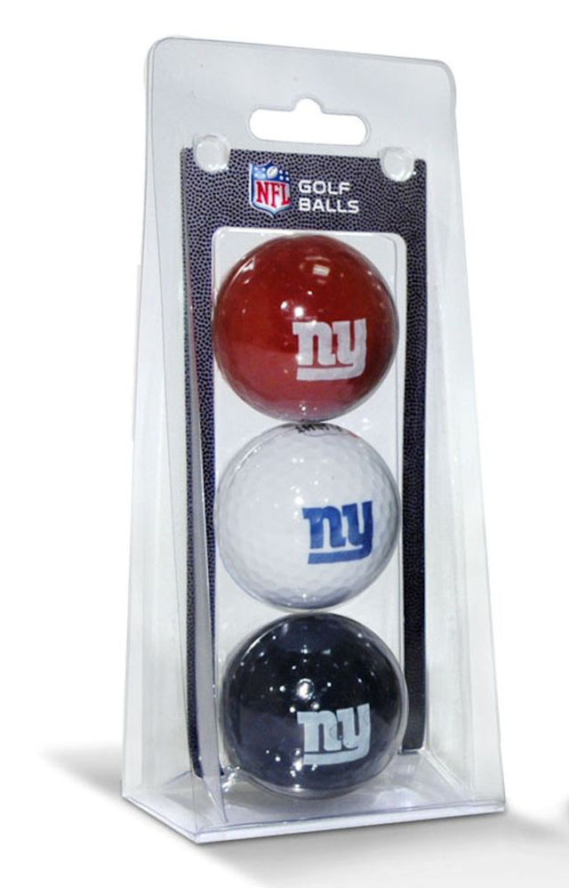 Paquete de 3 pelotas de golf de los New York Giants