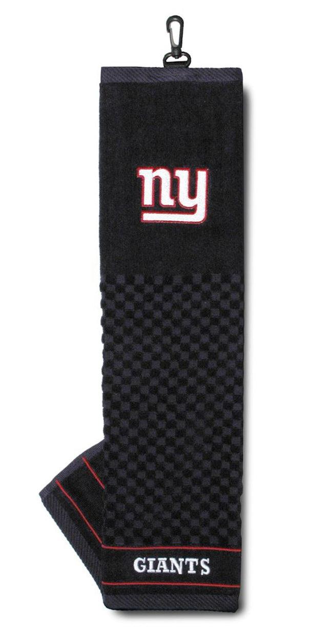 Toalla de golf bordada de los New York Giants de 16" x 22"