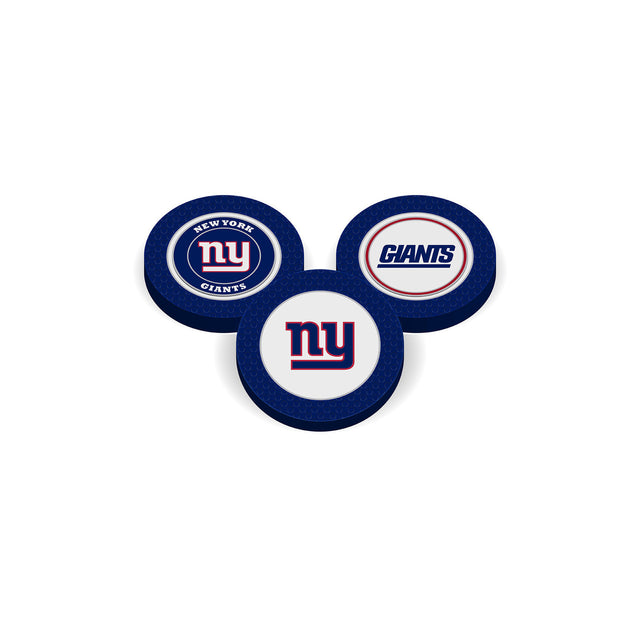 Ficha de golf con marcador de los New York Giants