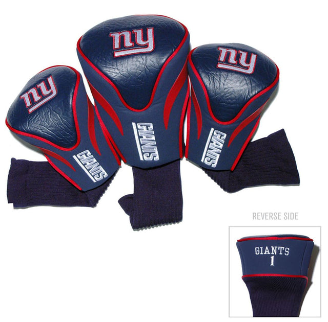 New York Giants Golf Club Headcover Set 3 Piece Contour Style