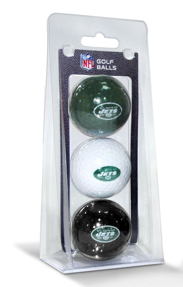 Paquete de 3 pelotas de golf de los New York Jets