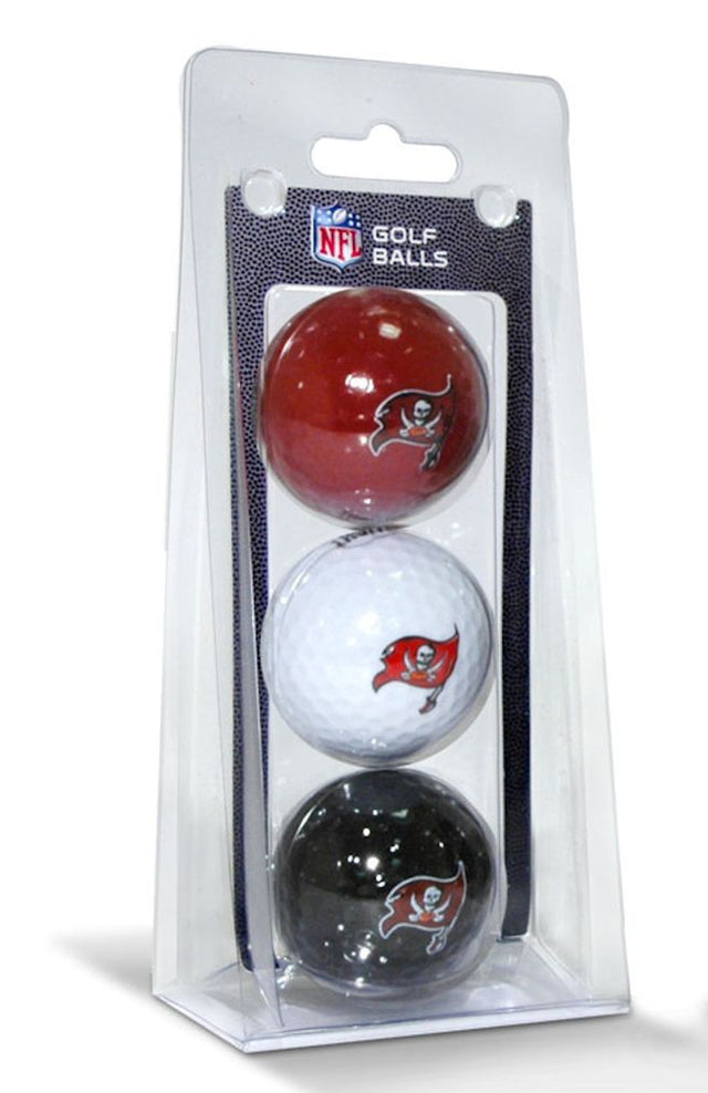 Paquete de 3 pelotas de golf de los Tampa Bay Buccaneers