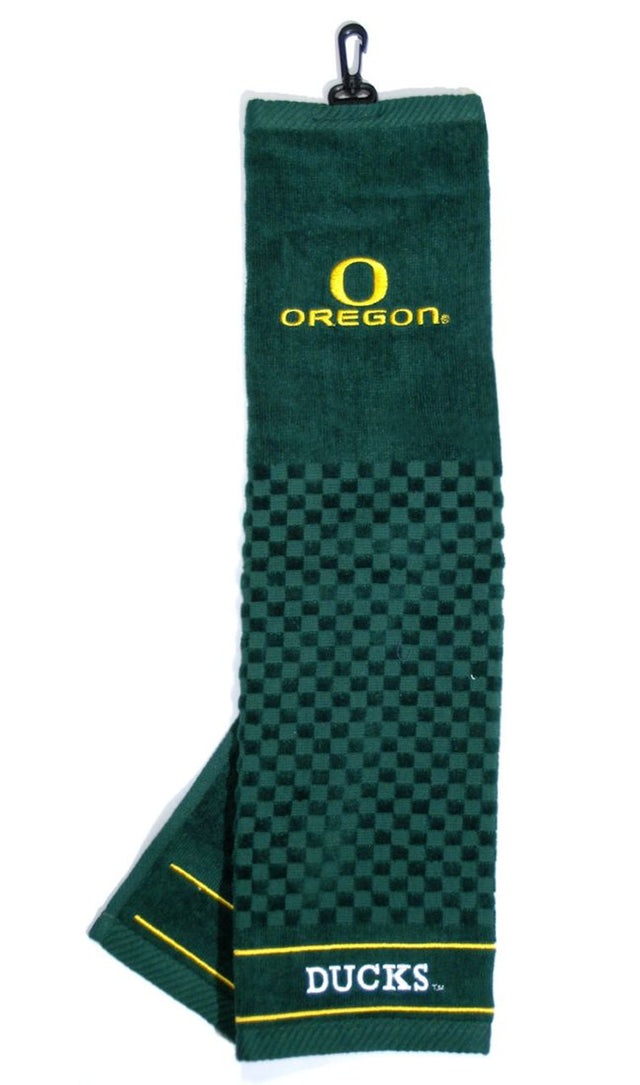 Toalla de golf bordada de Oregon Ducks de 16" x 22"