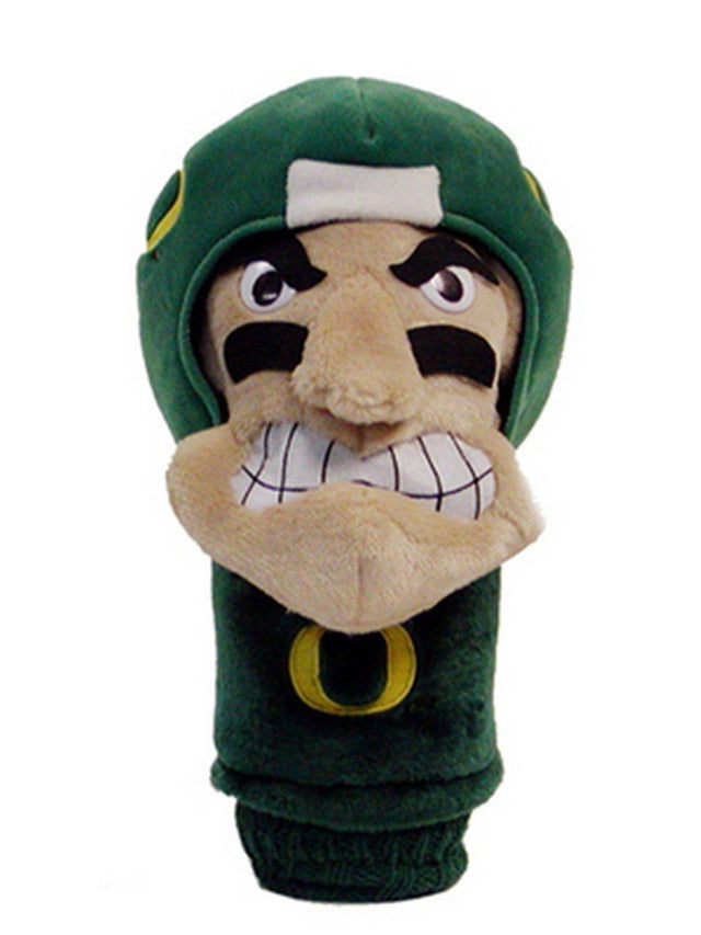 Mascota con funda para cabeza de golf de los Oregon Ducks