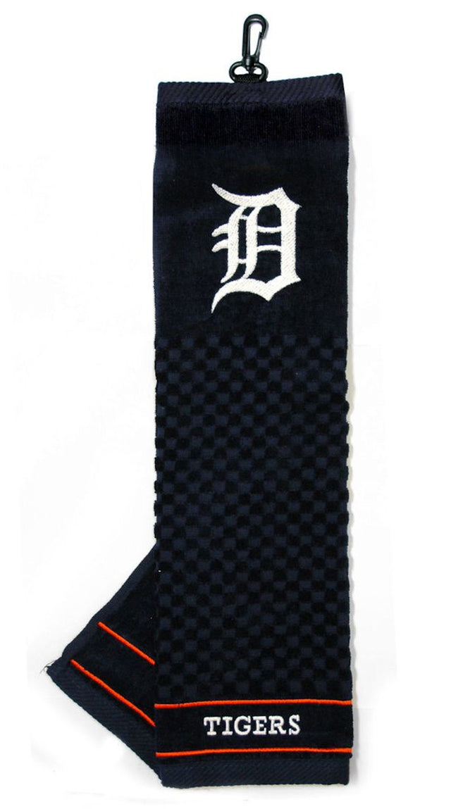 Toalla de golf bordada de 16" x 22" de los Detroit Tigers