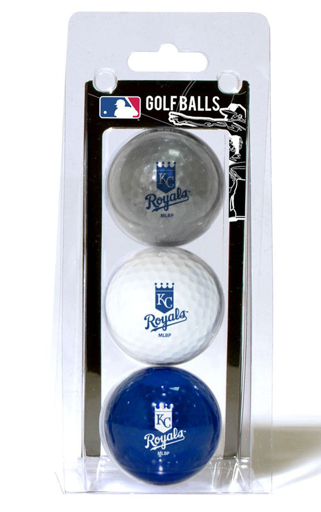 Paquete de 3 pelotas de golf de los Kansas City Royals