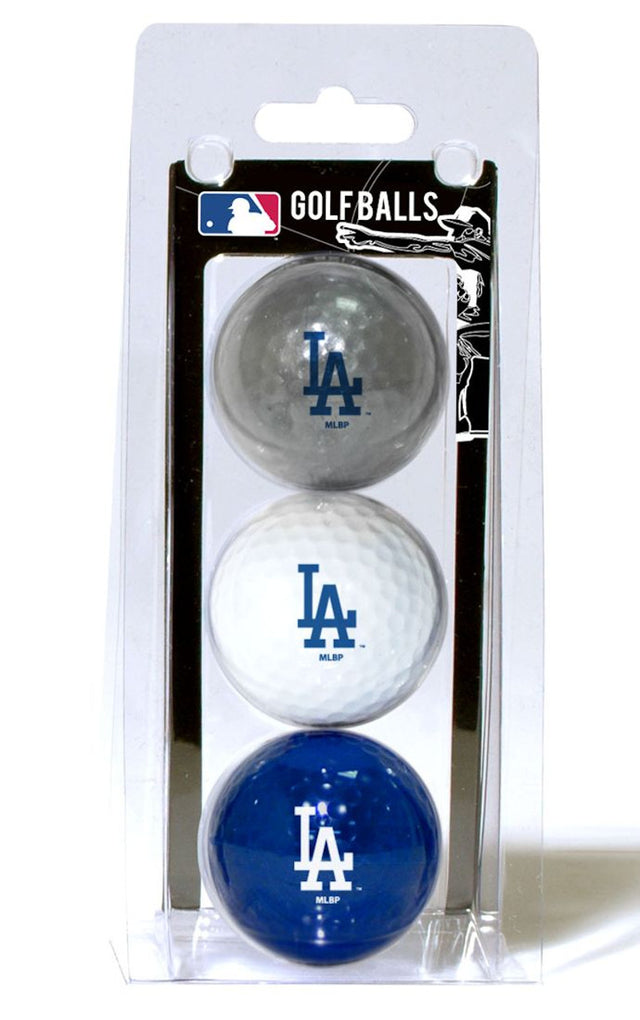 Paquete de 3 pelotas de golf de Los Angeles Dodgers