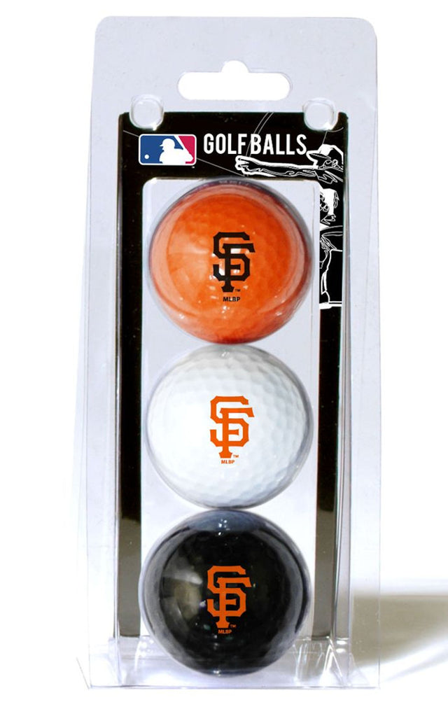 Paquete de 3 pelotas de golf de los San Francisco Giants