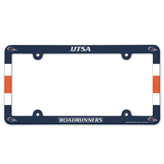 Texas San Antonio Roadrunners Lic Plate Frame Full Color