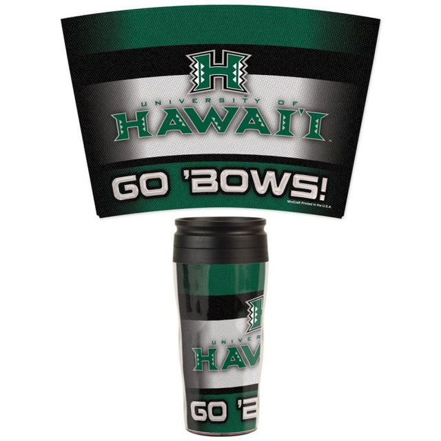 Hawaii Warriors Travel Mug Contour 16 oz.