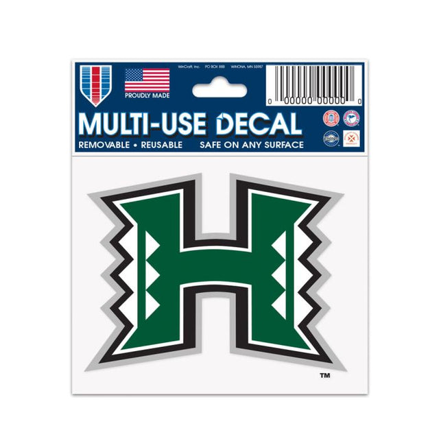 Hawaii Warriors Multi-Use Decal 3" x 4"