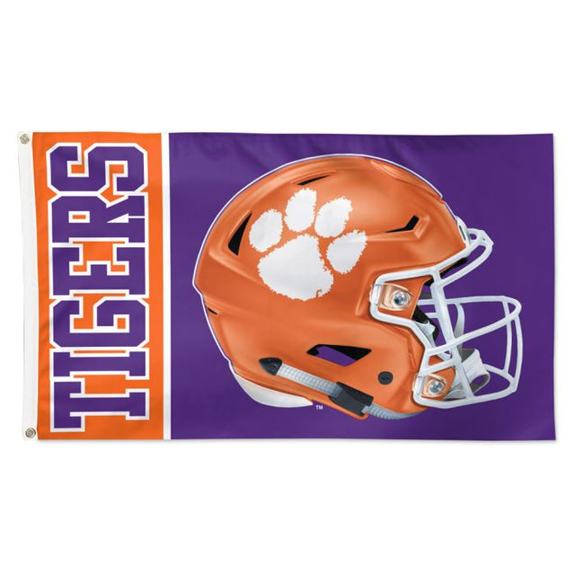 Bandera de los Tigres de Clemson: Deluxe, 3' x 5'