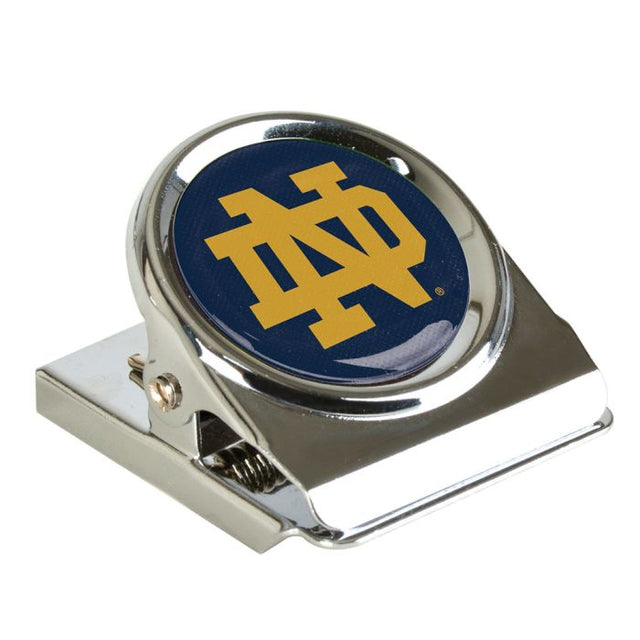 Clip magnético de metal con el logo de Notre Dame Fighting Irish N/D