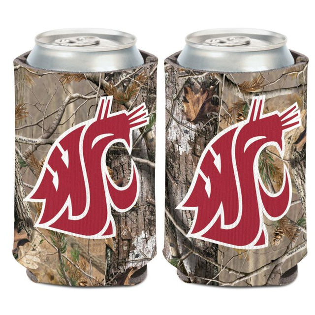 Washington State Cougars / Camo REALTREE Can Cooler 12 oz.