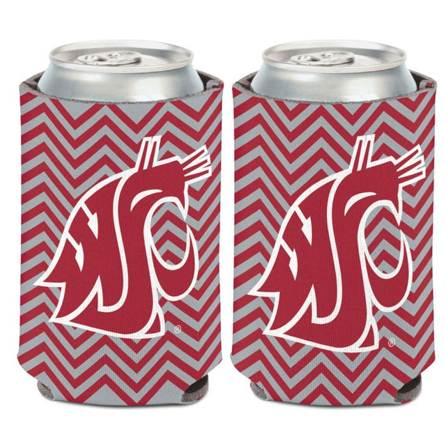 Enfriador de latas CHEVRON de Washington State Cougars, 12 oz.