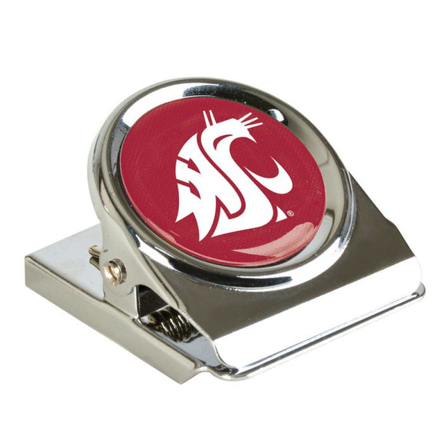 Washington State Cougars Metal Magnet Clip