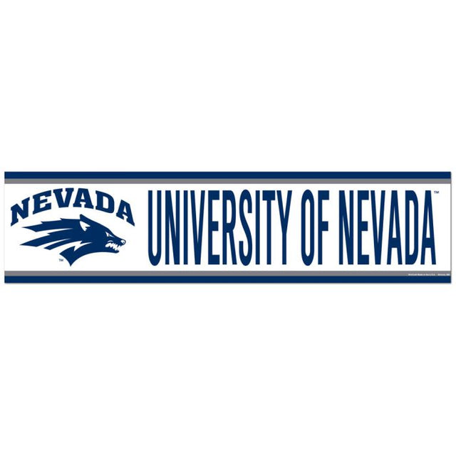 Nevada Wolf Pack Bumper Strip 3" x 12"