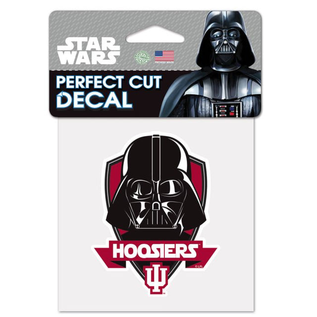 Indiana Hoosiers / Star Wars darth vader Perfect Cut Color Decal 4" x 4"