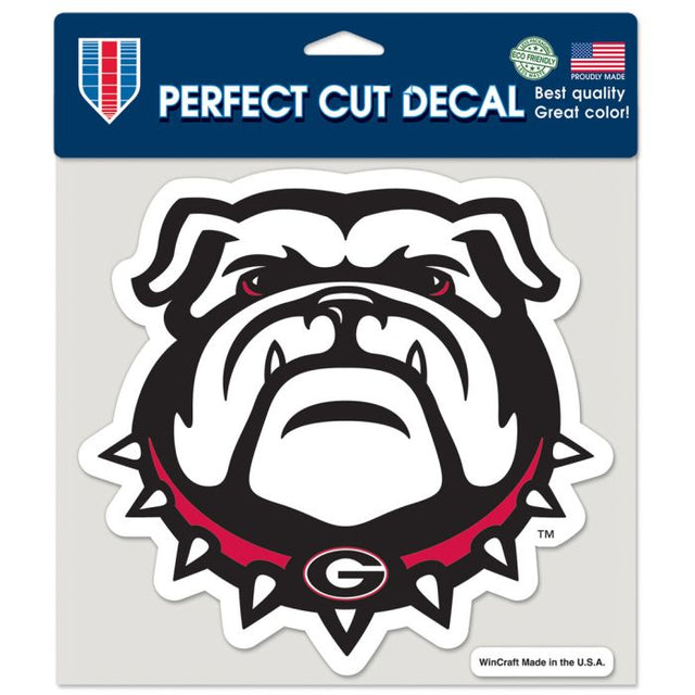 Georgia Bulldogs Perfect Cut Color Decal 8" x 8"