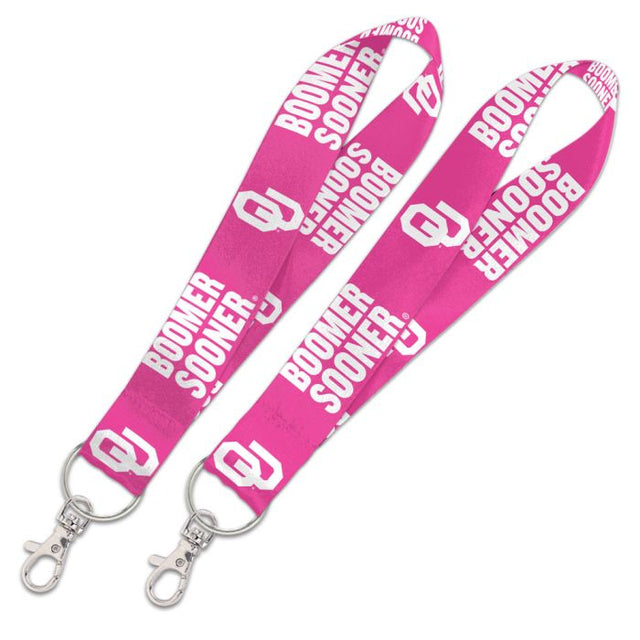 Oklahoma Sooners Lanyard Key Strap 1"