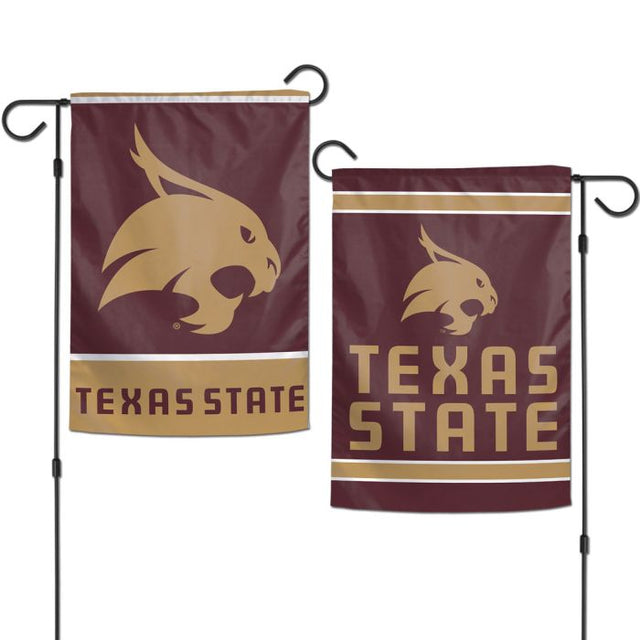 Texas State Bobcats Garden Flags 2 sided 12.5" x 18"