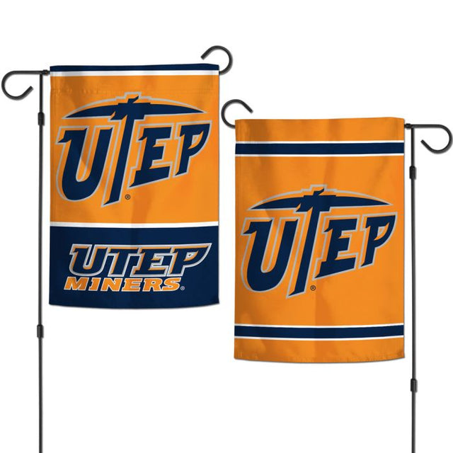 UTEP Miners Garden Flags 2 sided 12.5" x 18"