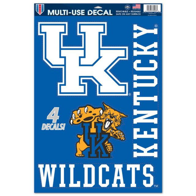 Calcomanía multiusos de Kentucky Wildcats de 11" x 17"