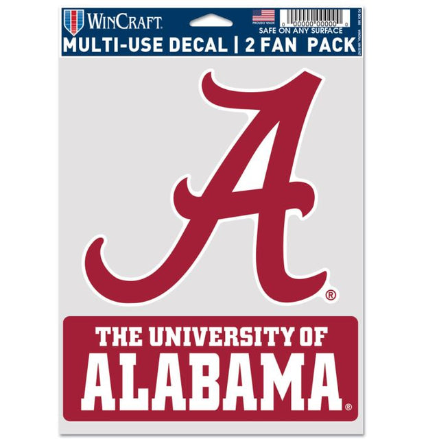 Paquete de 2 ventiladores multiusos Alabama Crimson Tide