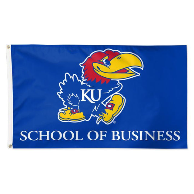 Bandera comercial de los Kansas Jayhawks: Deluxe, 3' x 5'