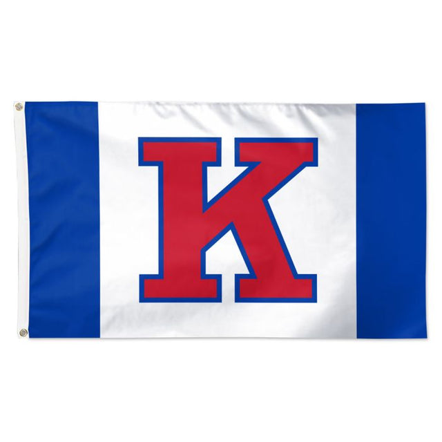 Bandera de lujo para el día del partido de los Kansas Jayhawks, 3 x 5 pies