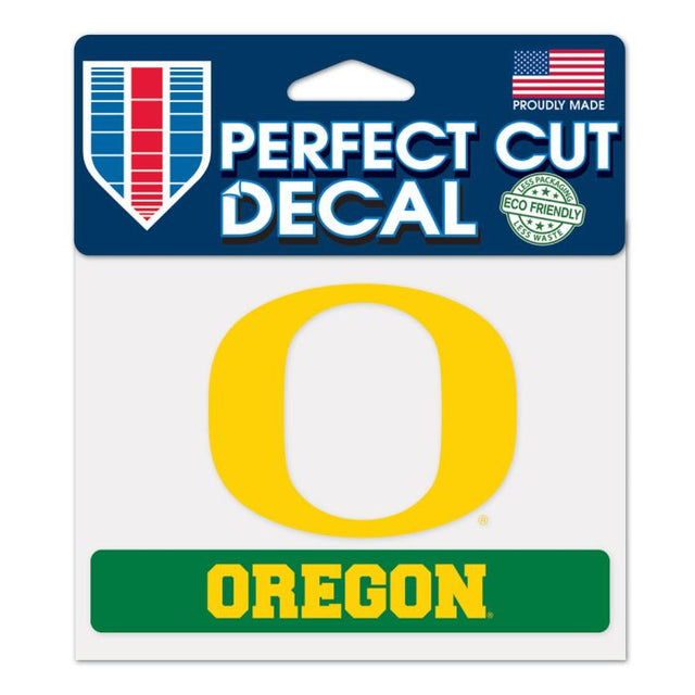 Oregon Ducks . Perfect Cut Color Decal 4.5" x 5.75"