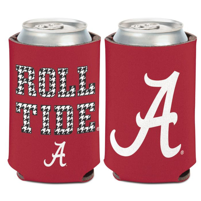 Enfriador de latas con LEMA Alabama Crimson Tide/Houndstooth de 12 oz.