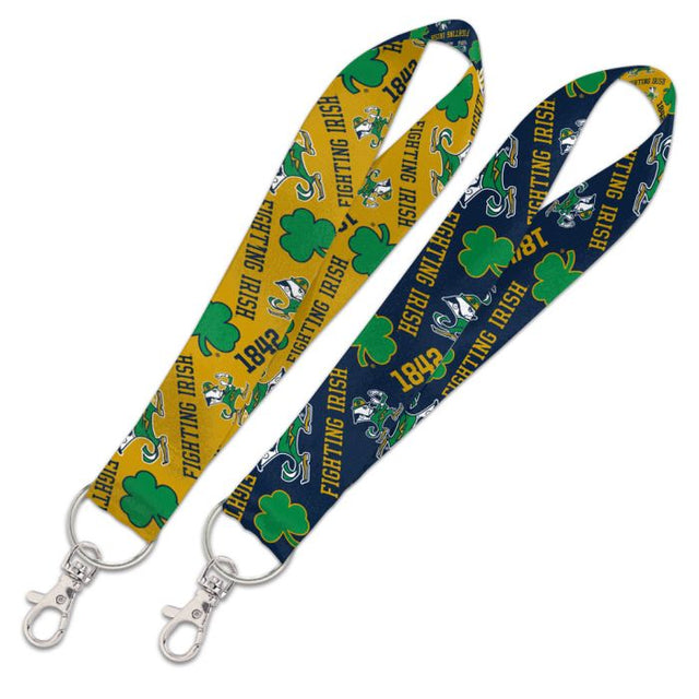 Correa para llaves con cordón de 1 pulgada de Notre Dame Fighting Irish FIGHTING IRISH