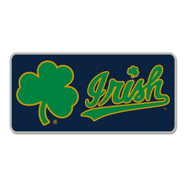 Tarjeta de joyería con pin de colección SHAMROCK IRISH de Notre Dame Fighting Irish