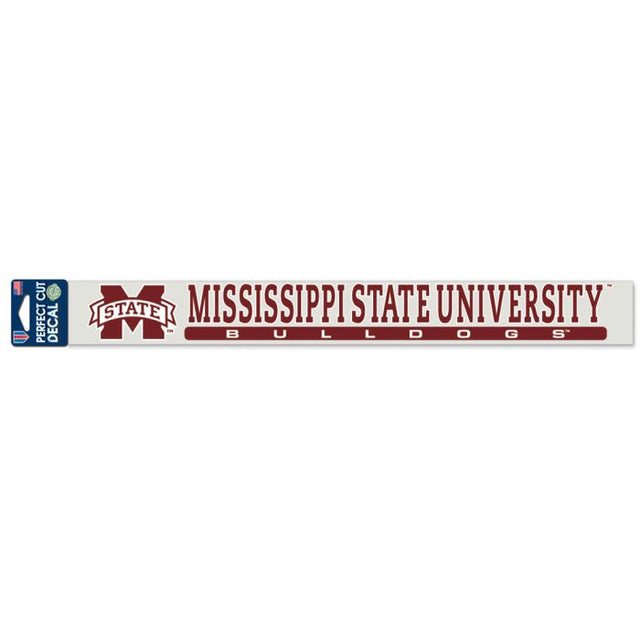 Mississippi State Bulldogs Perfect Cut Decals 2" x 17"