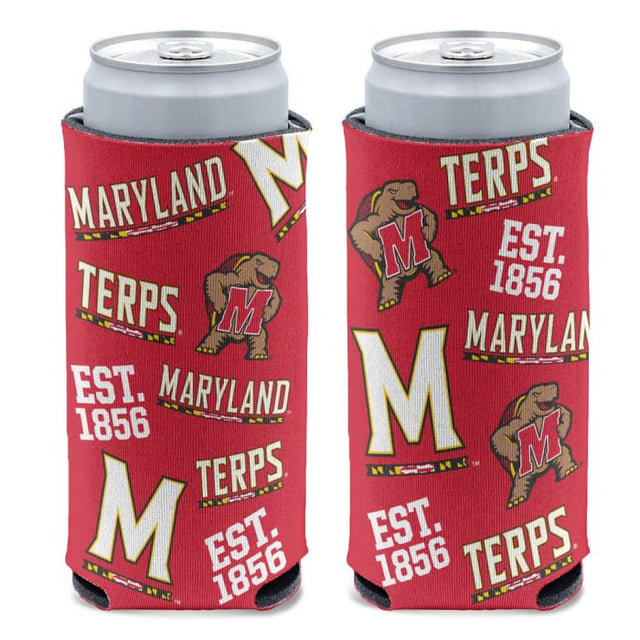 Enfriador de latas delgado de 12 oz Maryland Terrapins