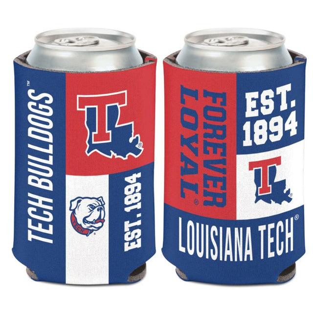 Louisiana Tech Bulldogs COLORBLOCK Can Cooler 12 oz.