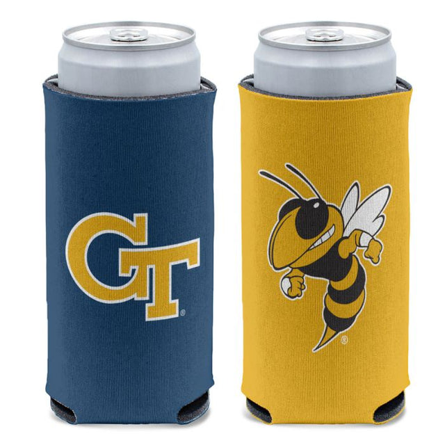 Georgia Tech Yellow Jackets 12 oz Slim Can Cooler