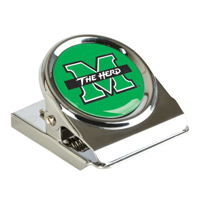 Marshall Thundering Herd Metal Magnet Clip