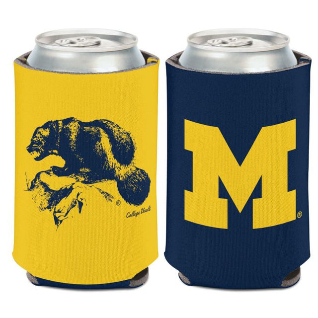 Enfriador de latas Michigan Wolverines/College Vault, 12 oz.