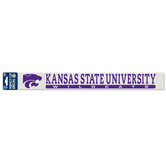 Kansas State Wildcats Perfect Cut Decals 2" x 17"