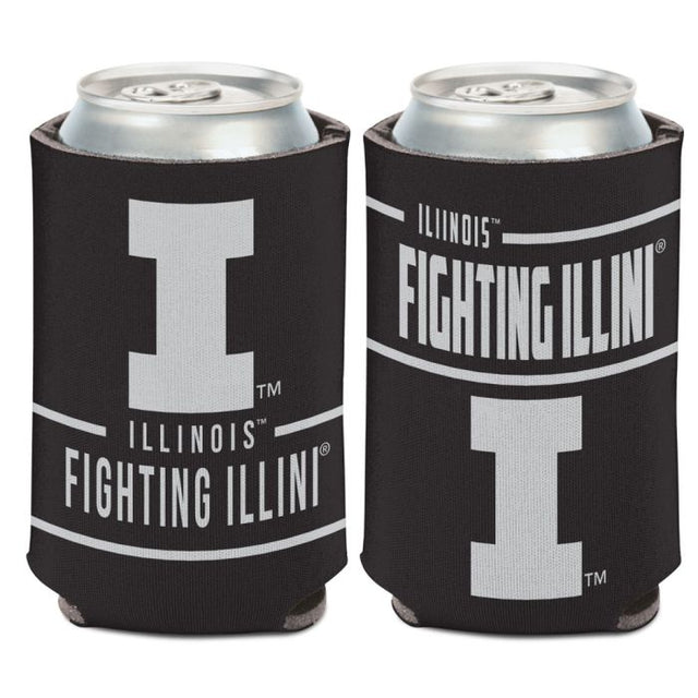 Illinois Fighting Illini BLACKOUT Can Cooler 12 oz.