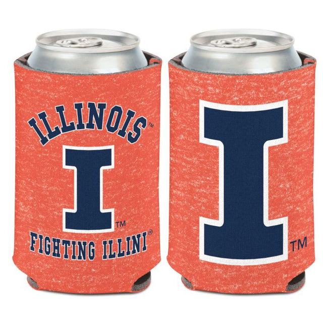 Illinois Fighting Illini HEATHERED Can Cooler 12 oz.