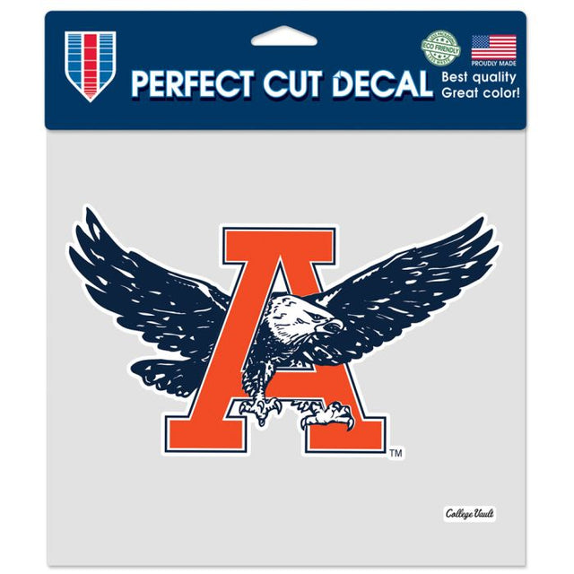 Calcomanía de color de corte perfecto de Auburn Tigers/College Vault de 8" x 8"