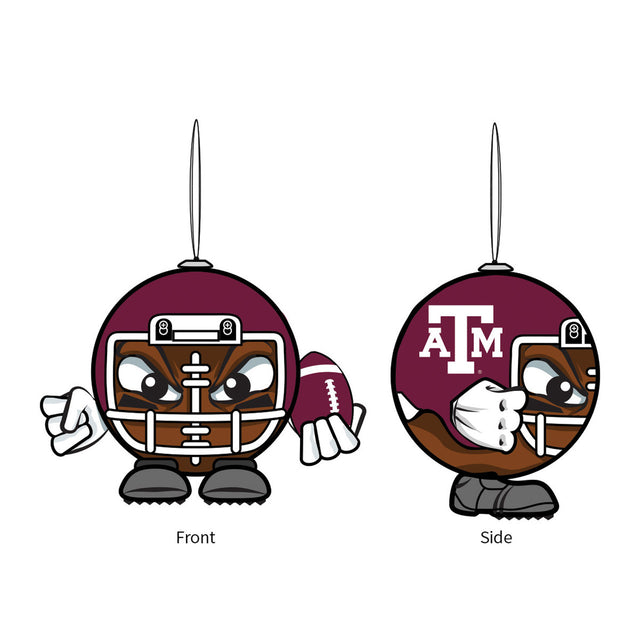 Adorno con forma de bola de los Aggies de Texas A&amp;M