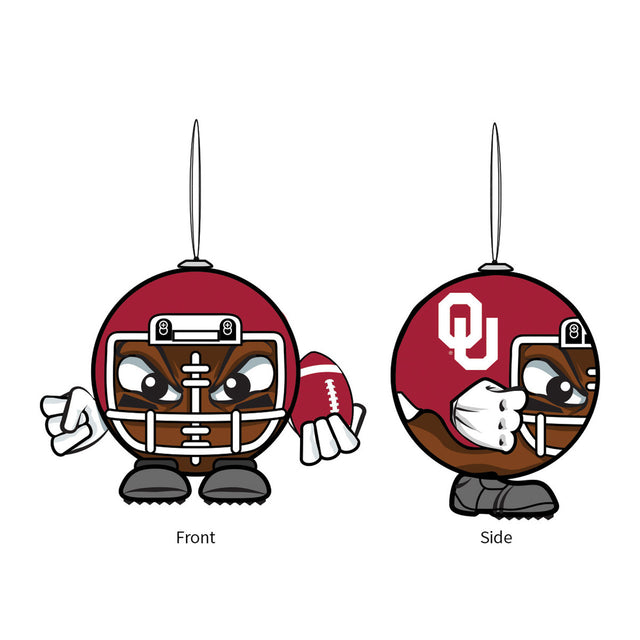 Adorno con forma de bola de los Oklahoma Sooners