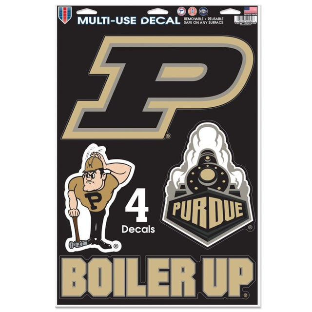 Calcomanía multiusos de Purdue Boilermakers de 11" x 17"