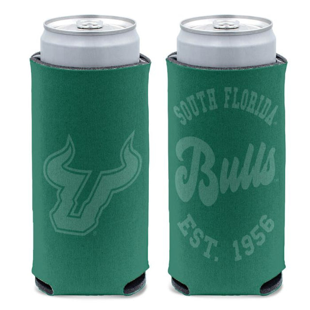 Enfriador de latas delgado de 12 oz TONAL de los South Florida Bulls