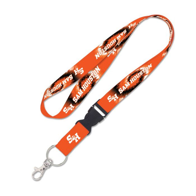 Sam Houston State Bearkats TIE DYE Lanyard w/detachable buckle 1"