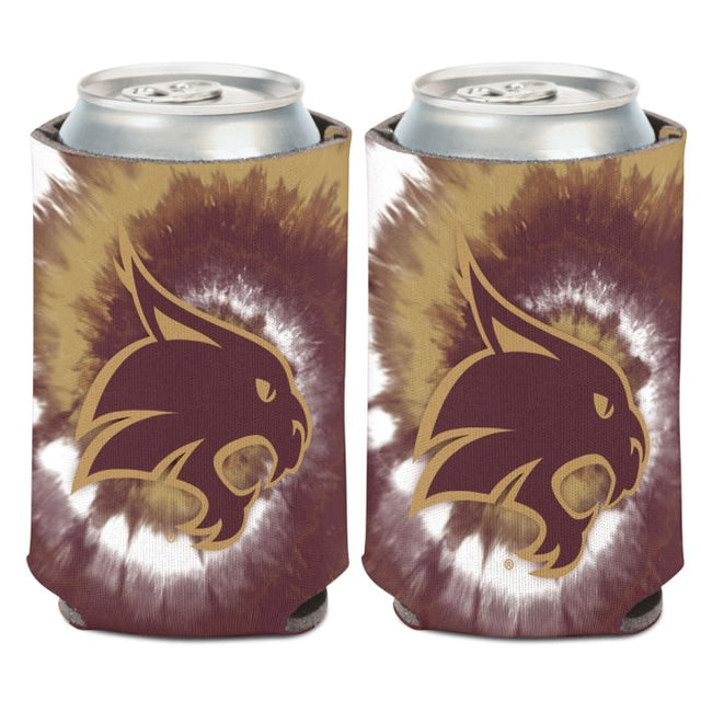 Texas State Bobcats TIE DYE Can Cooler 12 oz.